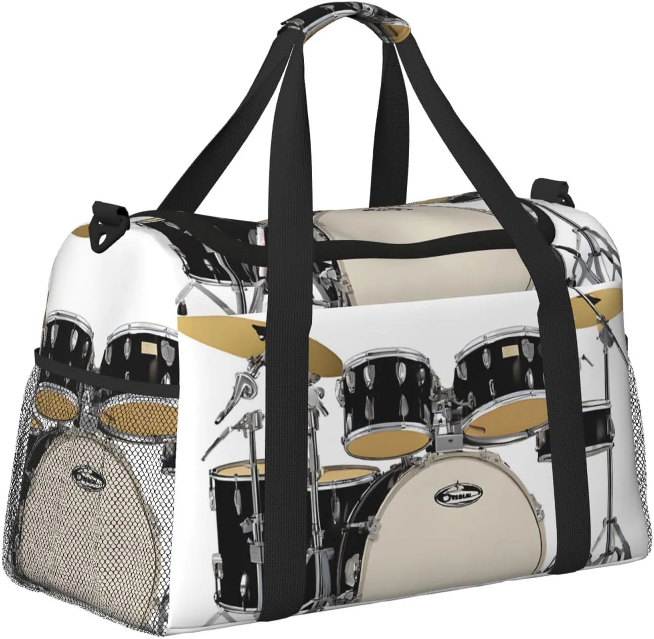 Jazz Drum Durable Portable Crossbody Travel Bag, A Good Companion For Long-Distance Travel