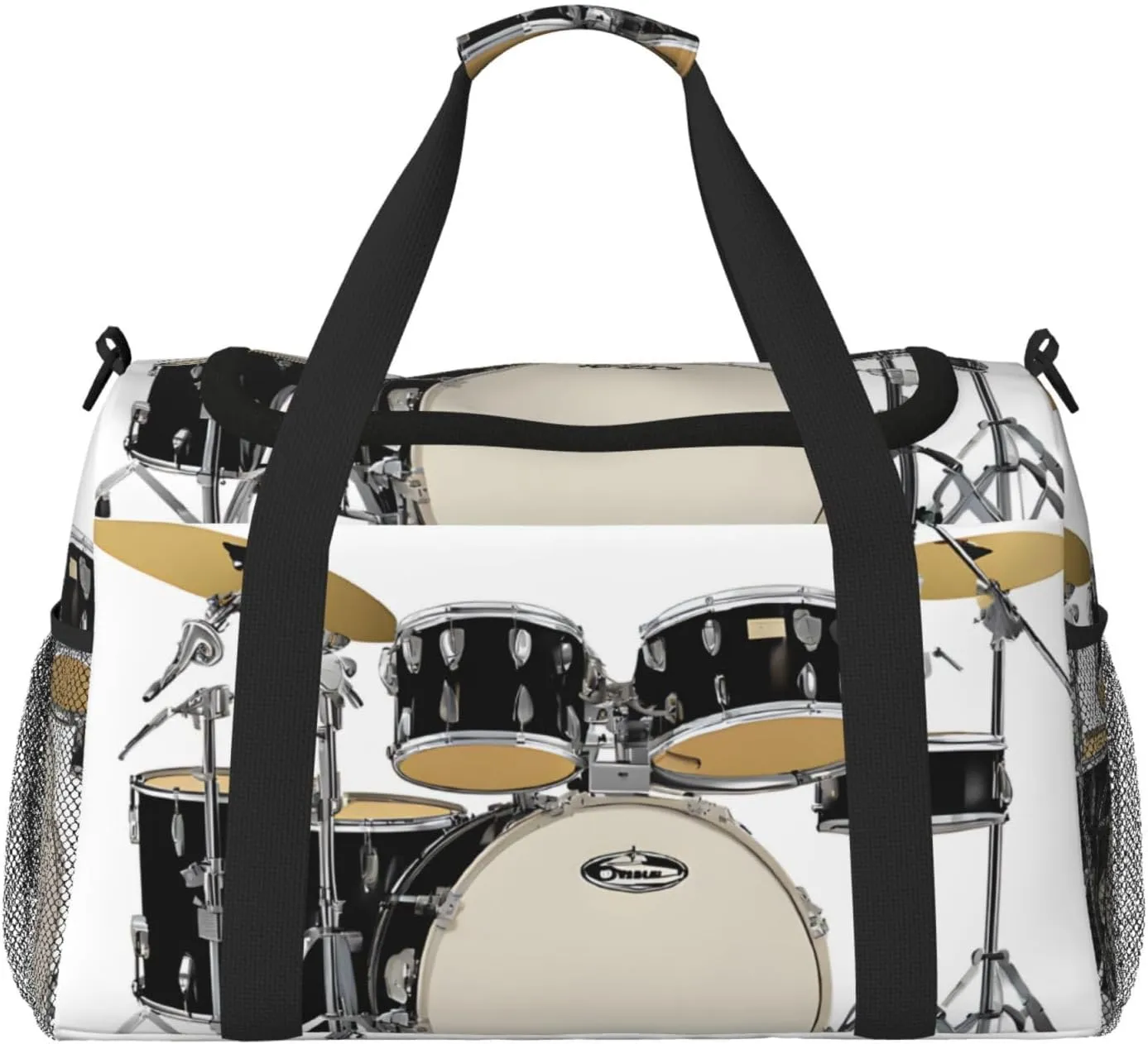 Jazz Drum Durable Portable Crossbody Travel Bag, A Good Companion For Long-Distance Travel