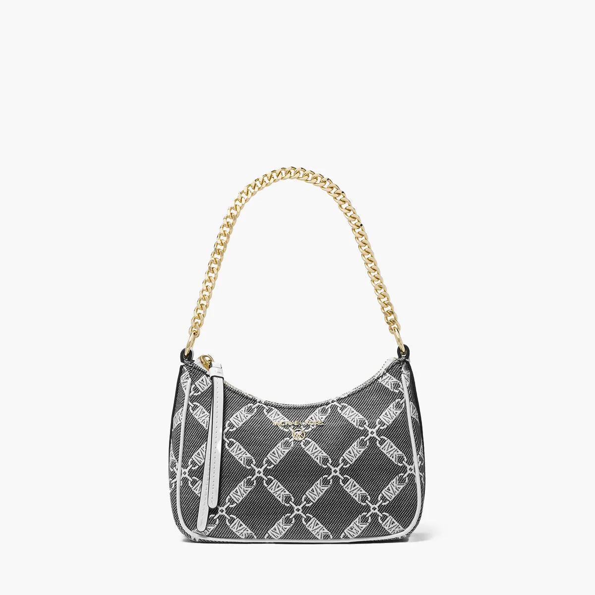Jet Set Charm Small Empire Logo Jacquard Pochette