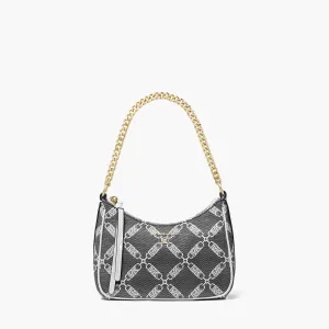 Jet Set Charm Small Empire Logo Jacquard Pochette