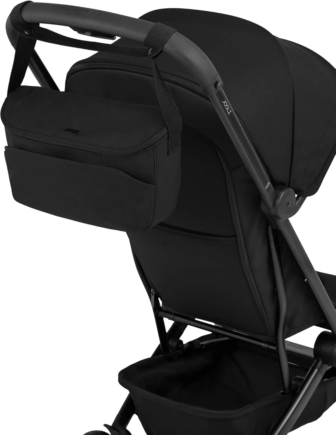Joolz Organiser - Compact Accessory for Baby Stroller, Pushchair or Buggy - Easy to Attach - Baby Must Have Travel Essential- Extra Storage - Compatible with GEO/AER/HUB/Day Collections (Space Black)