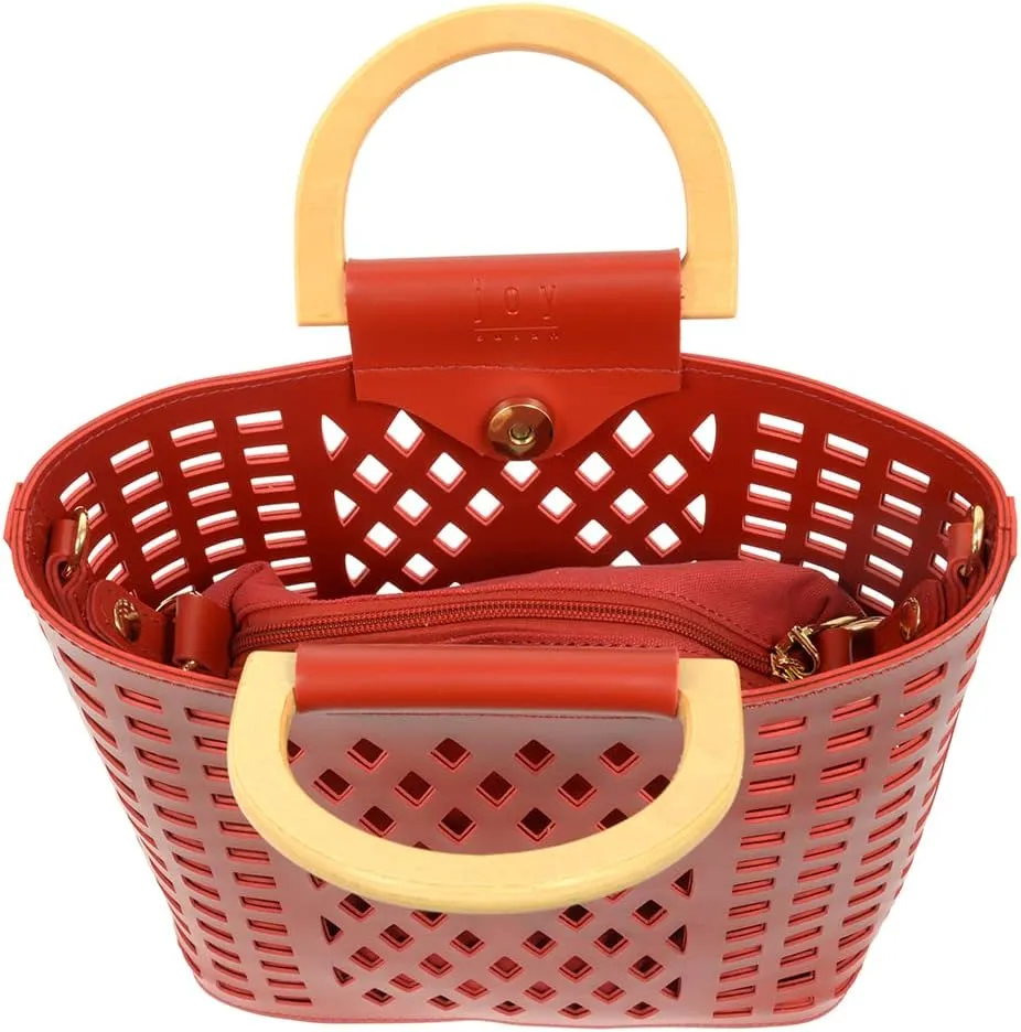 Joy Susan Madison Cut-Out Tote: Crossbody Handbag