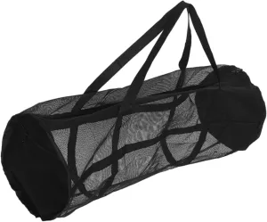 KICHOUSE Mesh Sports Bag Large Storage Space Breathable Gym Bag Yoga Mat Holder for Basketball Soccer Volleyball