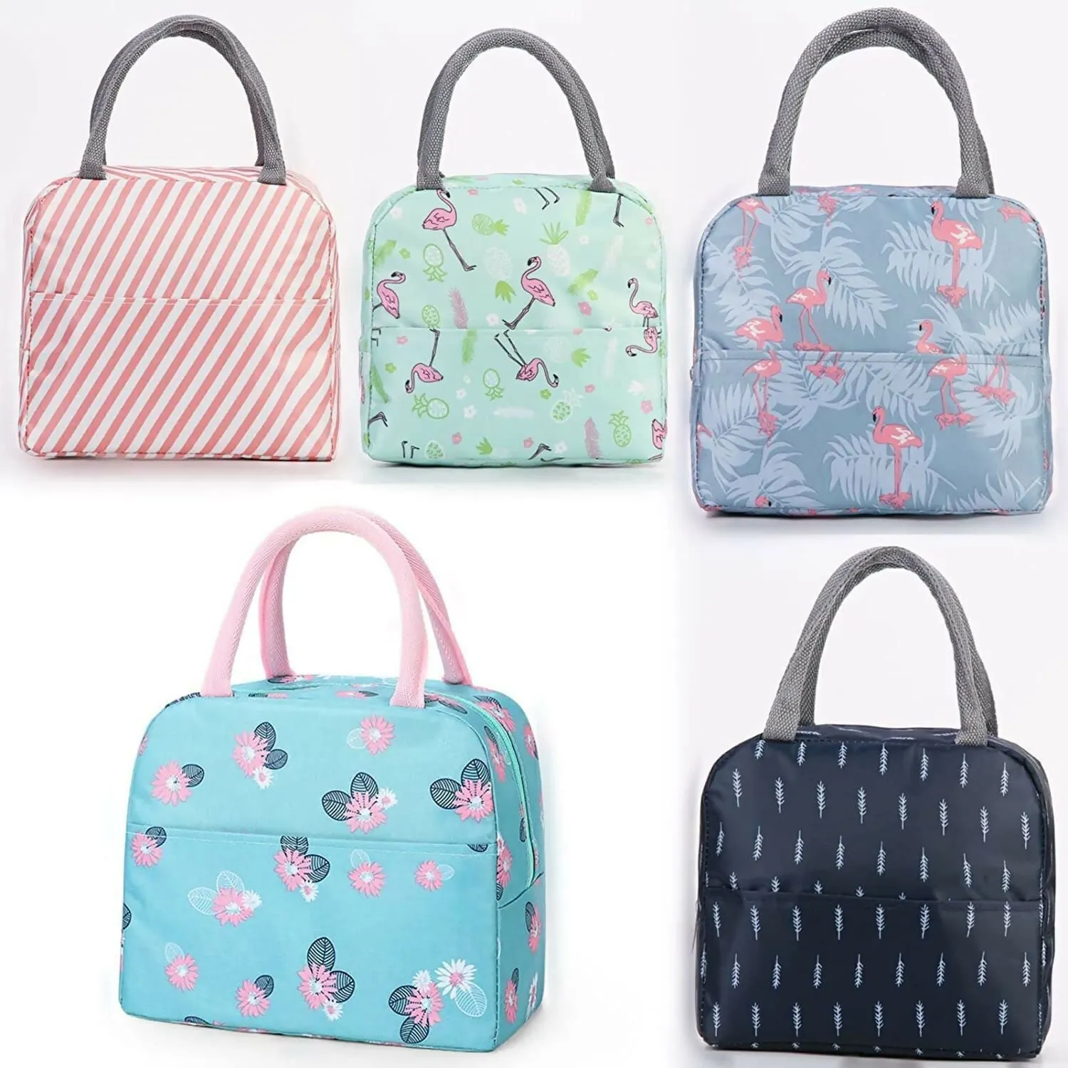 Kids' Portable Insulated Lunch Bag – Fun Printed Design (Random Design)