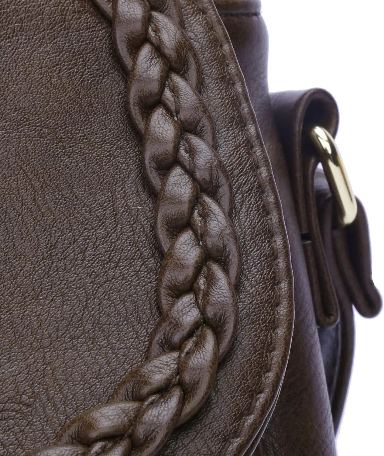 KKXIU Casual Flap Saddle Crossbody Bags for Women Purses and Handbags with Tassel