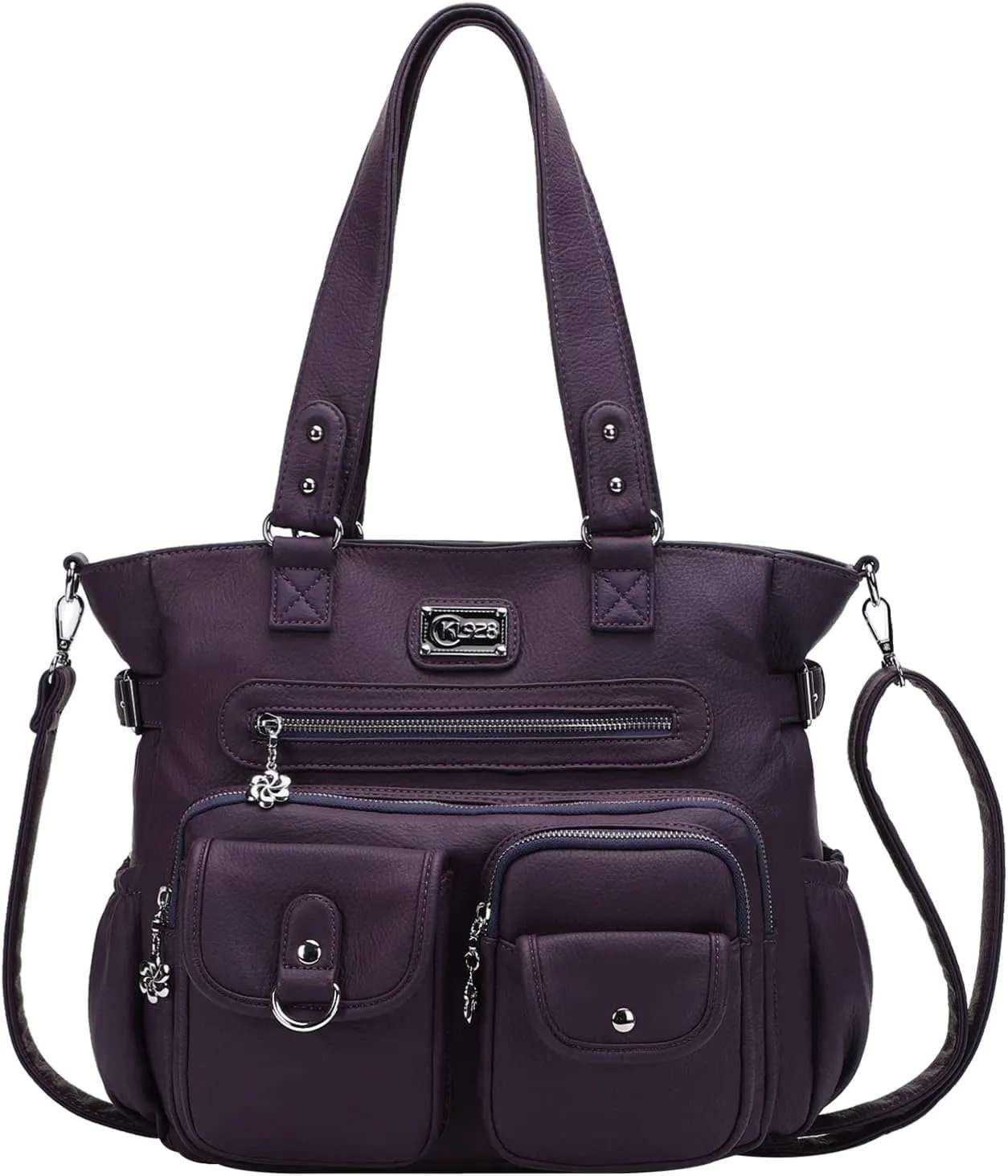 KL928 Large Purses for Women Shoulder Bag Tote Handbags Stylish Vegan Leather Hobo Bags Ladies