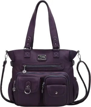 KL928 Large Purses for Women Shoulder Bag Tote Handbags Stylish Vegan Leather Hobo Bags Ladies