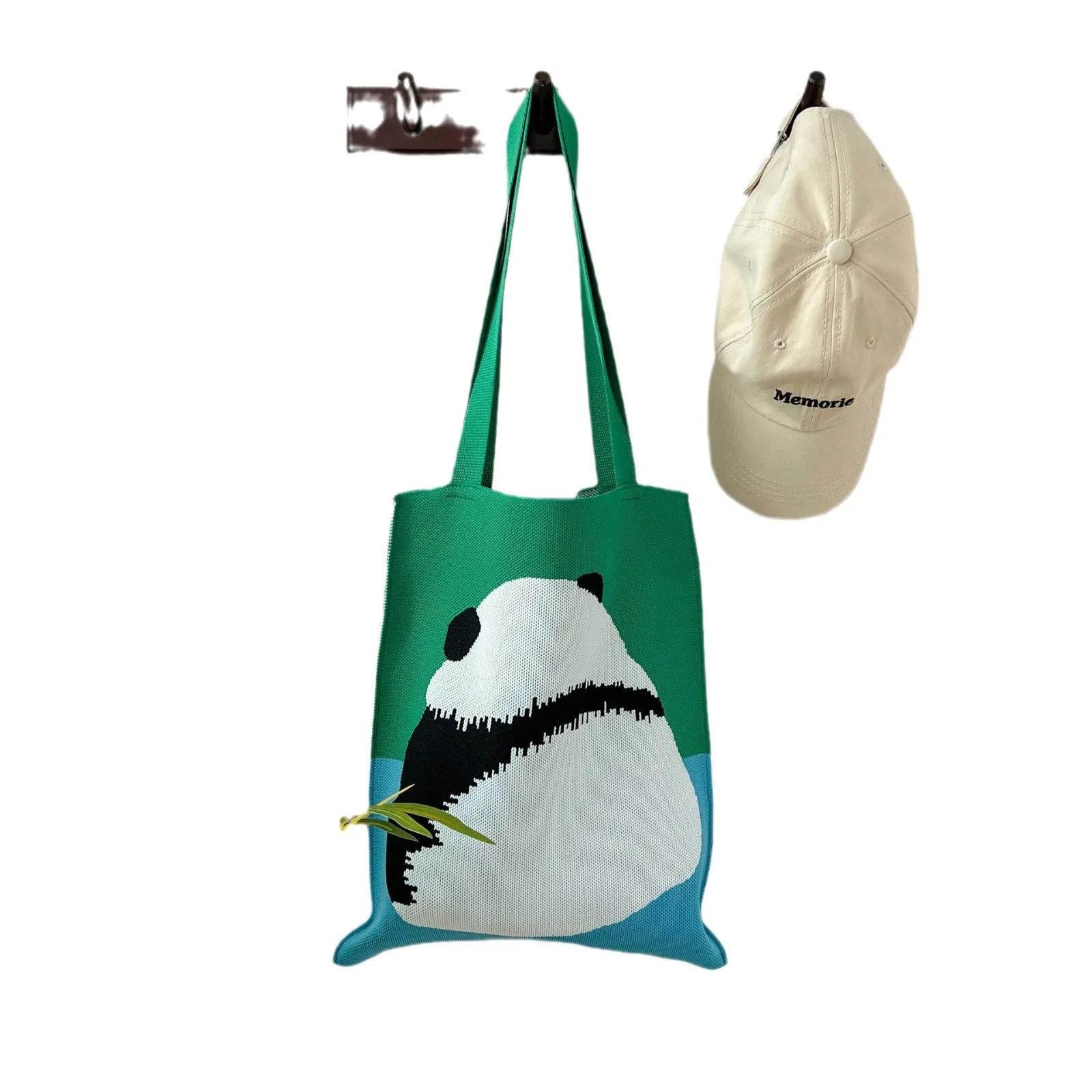 Knitted Korean Big Fashion Simple Cat Shoulder Bags