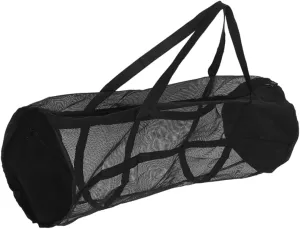 Large Capacity Sports Storage Bag Breathable Mesh Basketball Soccer Rugby Equipment Duffle Bag with Shoulder Strap for Gym Yoga and Outdoor Activities