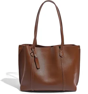 Large Tote Bags for Women Lightweight Shoulder Bags for Work PU leather Casual Ladies Purse