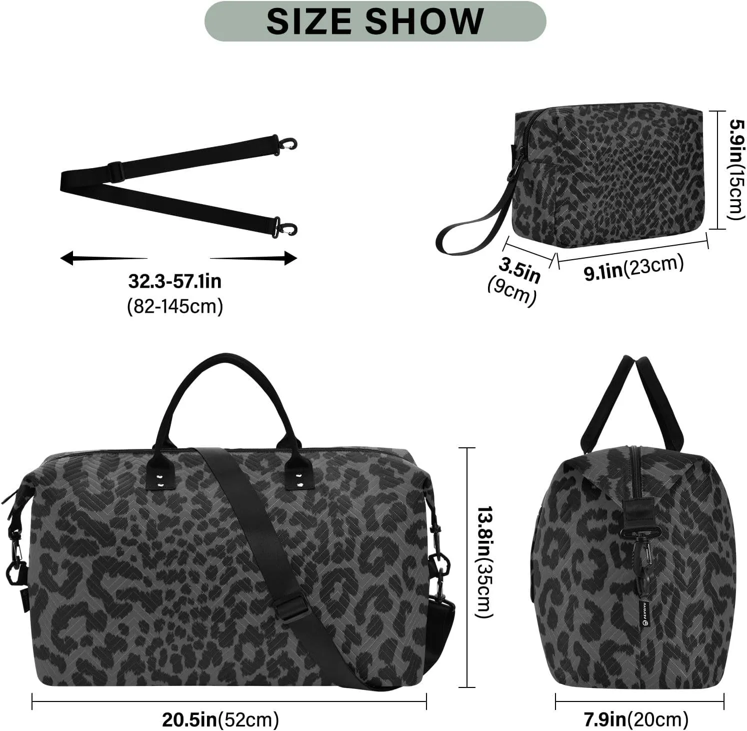 Large Travel Duffel Bag Sports Tote Gym Bag Overnight Weekender Bags Golden Bee Queen Crown Pattern Carry On Luggage