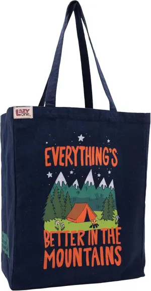 Lazy One Canvas Tote Bag, Novelty Tote Bag for Women and Men, Reusable Shopping Bags, Perfect for Shopping, Travel and Work