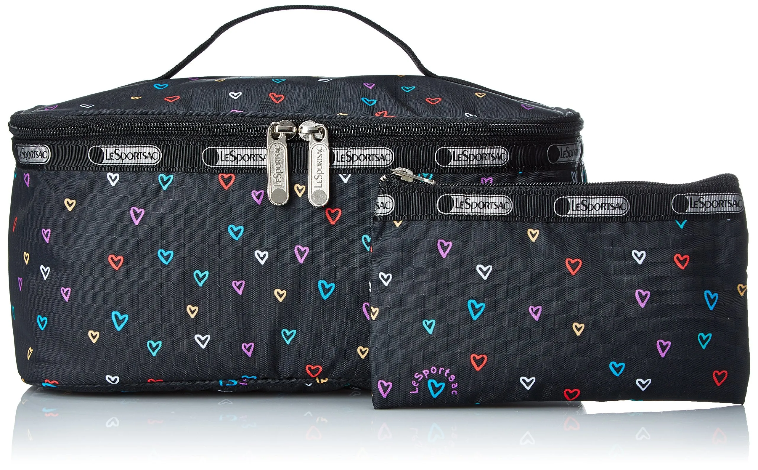 LeSportsac Large Rectangular Train Case Cosmetic Bag