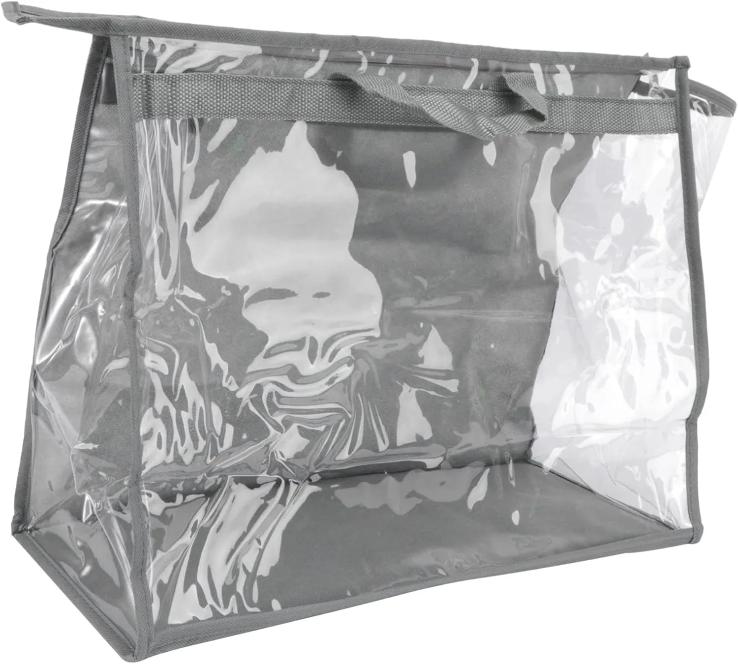 Lightweight Compact Bag Storage Bag Reusable Pvc Tote for Event Travel Shoulder