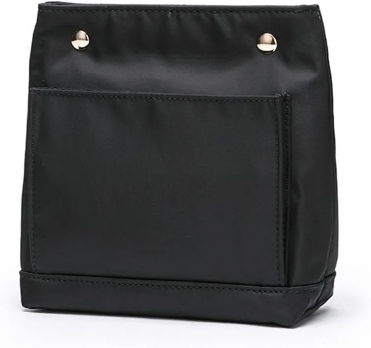Lightweight Handbag Organizers Insert with Multiple Pockets - Handbag Organizer for Storage and Organization, Cosmetic Bag (Nylon-black,XS)