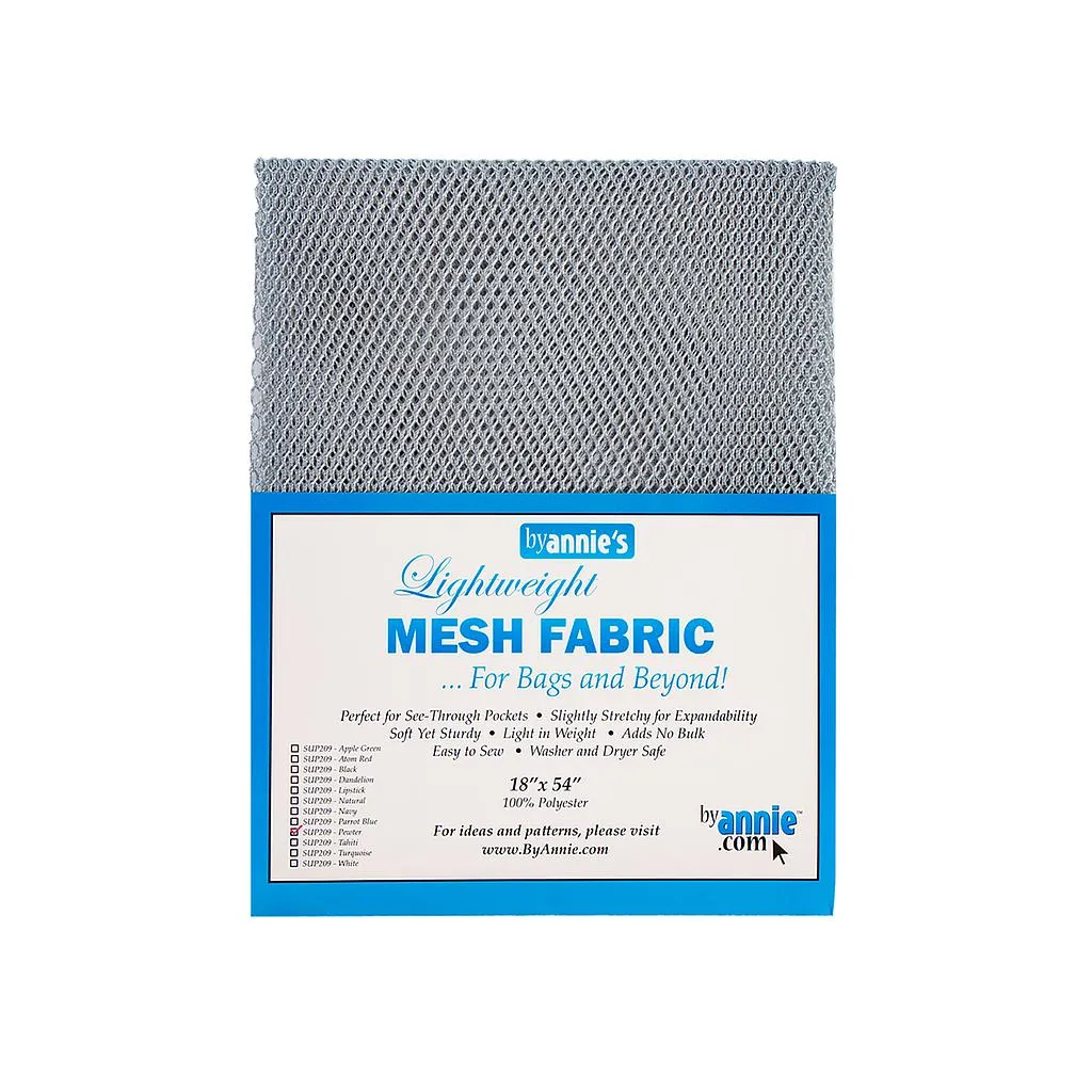 Lightweight Mesh Fabric Pewter