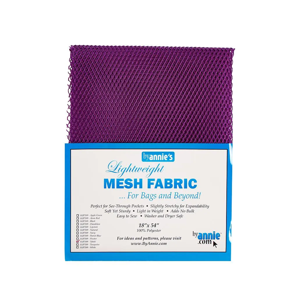Lightweight Mesh Fabric Tahiti Purple