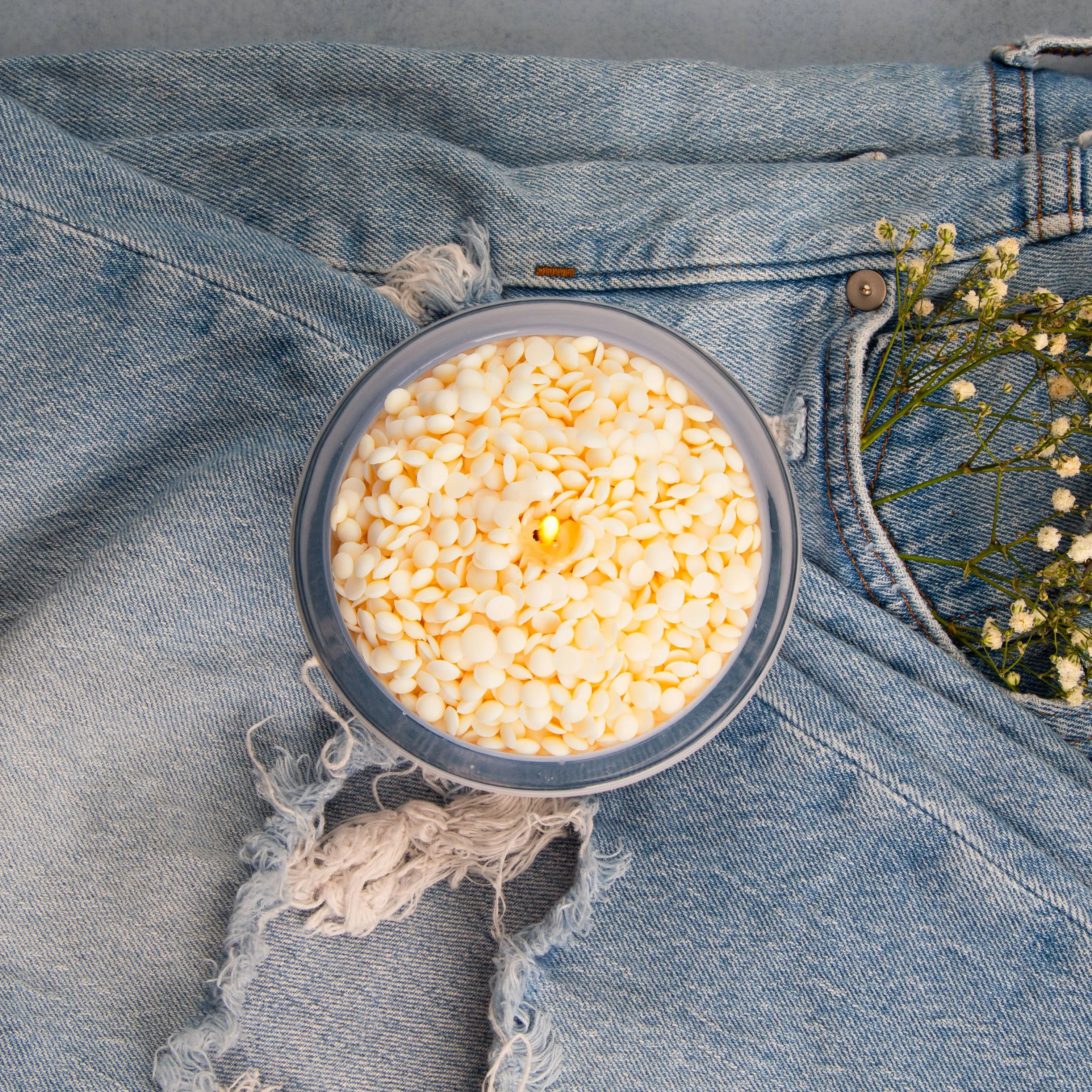 Linen & Crisp Air | NOTES | Spring Easter Candle Refill