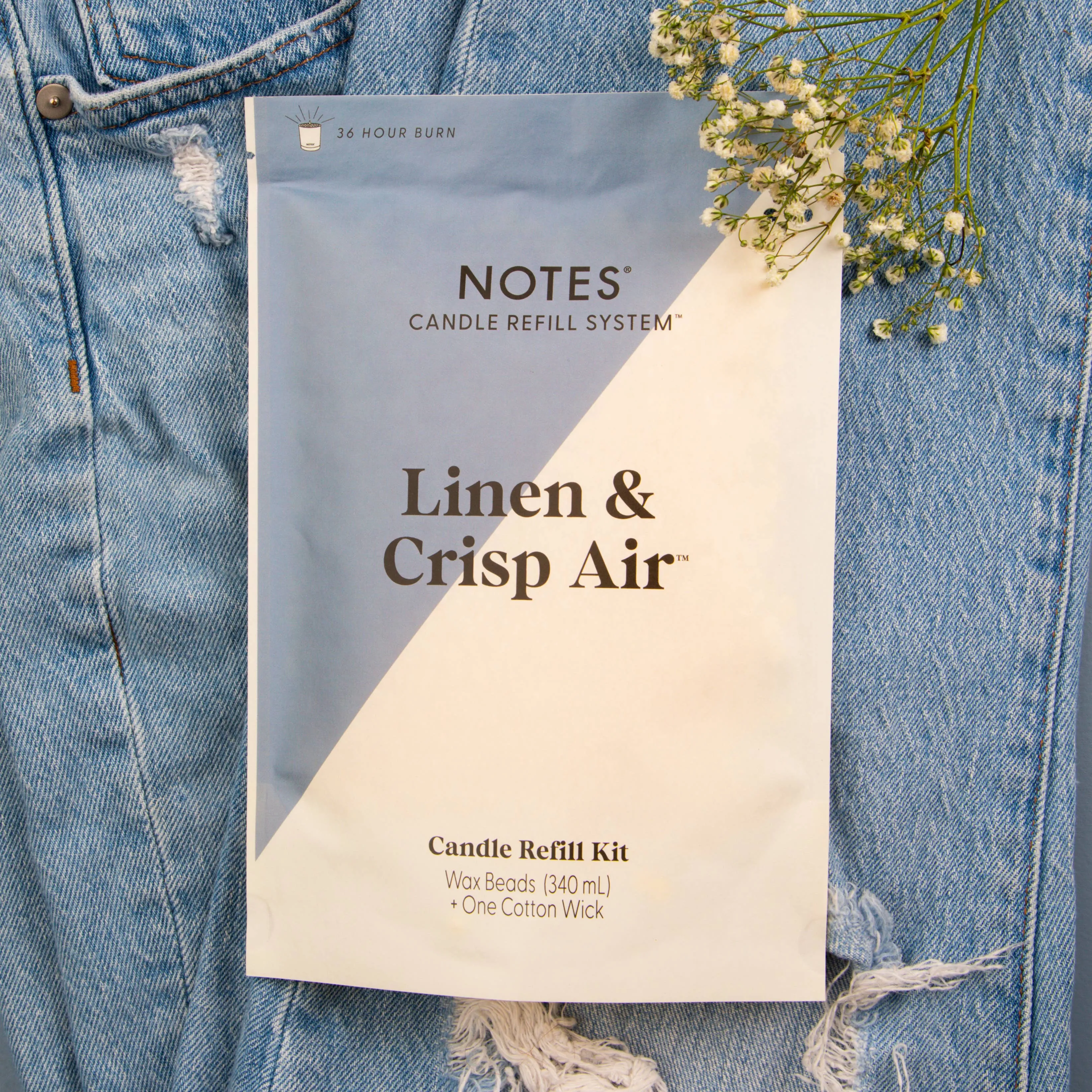 Linen & Crisp Air | NOTES | Spring Easter Candle Refill