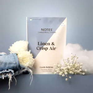 Linen & Crisp Air | NOTES | Spring Easter Candle Refill