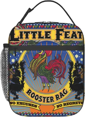 Little Music Feat Lunch Bags Reusable Lunch Box Stylish Leakproof Tote Bag Lunch Container Meal Holder Lightweight Handbag Zipper Cooler Bags for Work