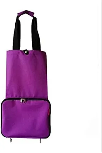 LJYT Shopping Cart Folding Shopping Bag Shopping Cart On Wheels Bag Small Pull Cart Buy Vegetables Bag Shopping Organizer Tug Package Grocery Cart (Color : 01)