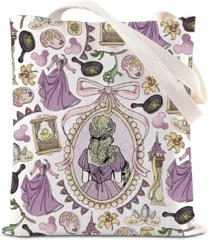 Lost Princess Inspire Tote Bag Princess T*ngled Merch Fairy Tale Gift Princess Coquette Bow Shoulder Bag