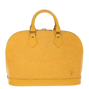 Louis Vuitton Alma  Leather Handbag ()