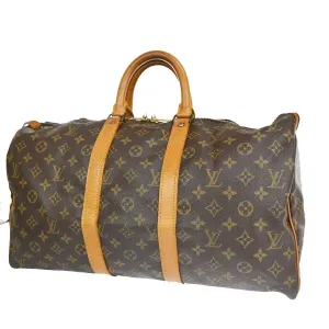 Louis Vuitton Keepall 45  Canvas Travel Bag ()