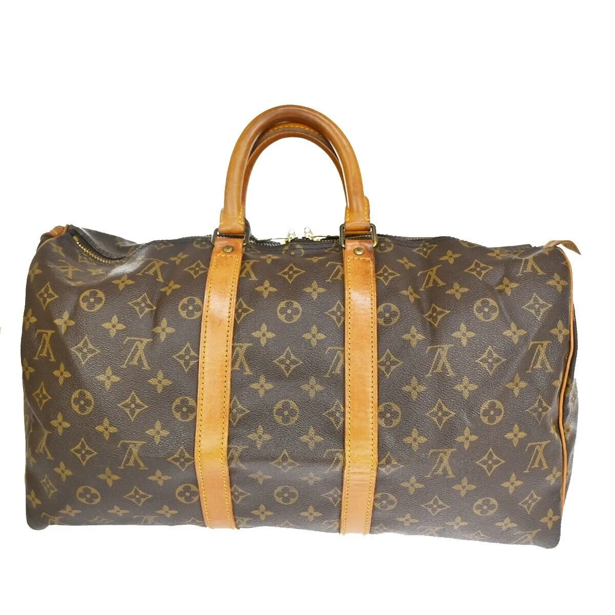 Louis Vuitton Keepall 45  Canvas Travel Bag ()