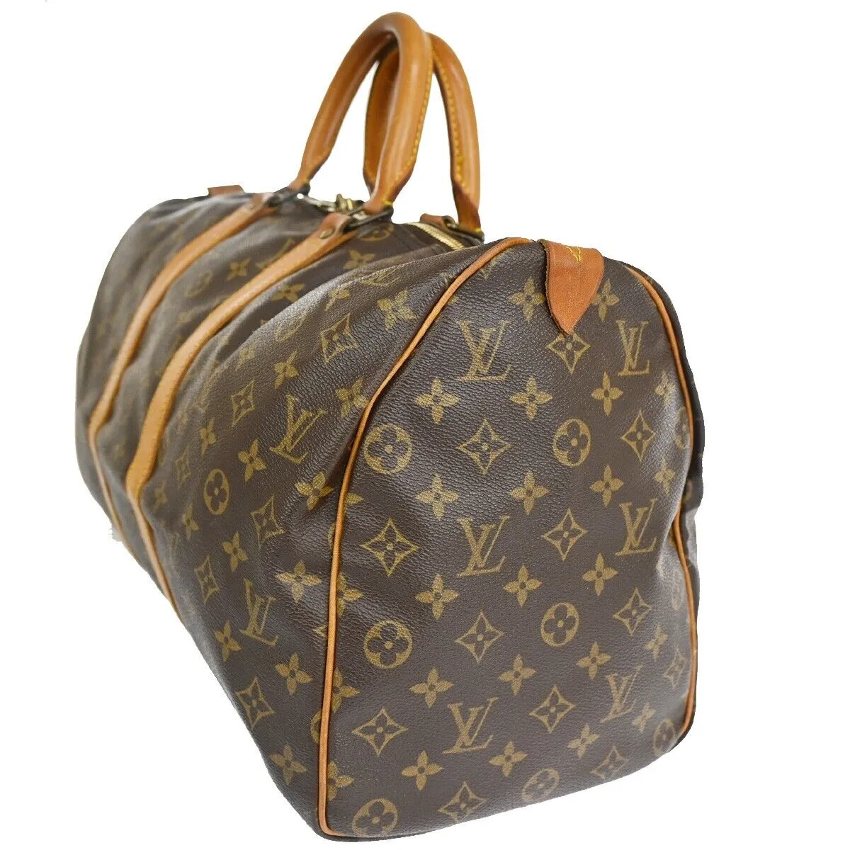 Louis Vuitton Keepall 45  Canvas Travel Bag ()