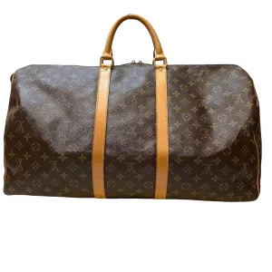 Louis Vuitton Keepall 55  Canvas Travel Bag ()