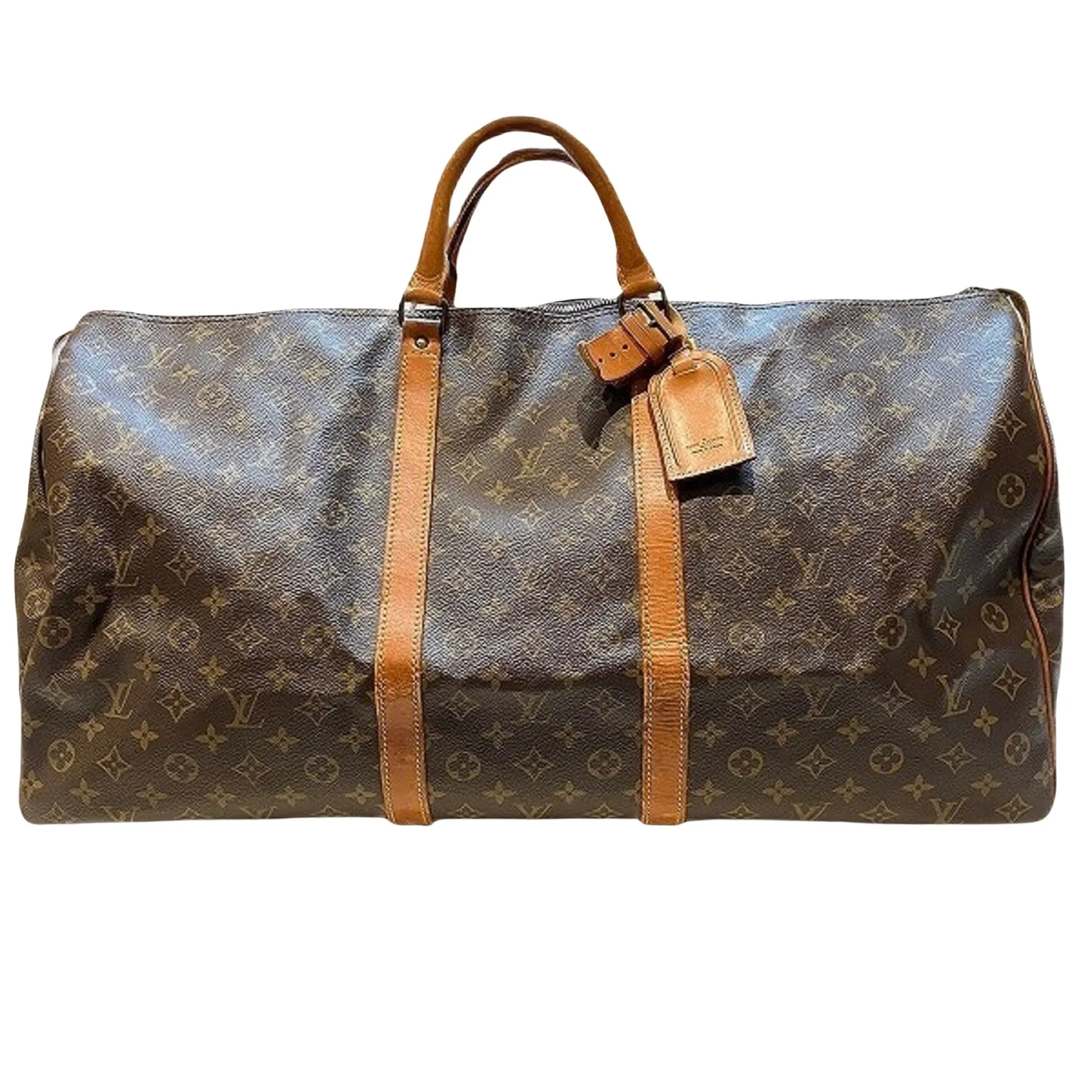 Louis Vuitton Keepall 60  Canvas Travel Bag ()