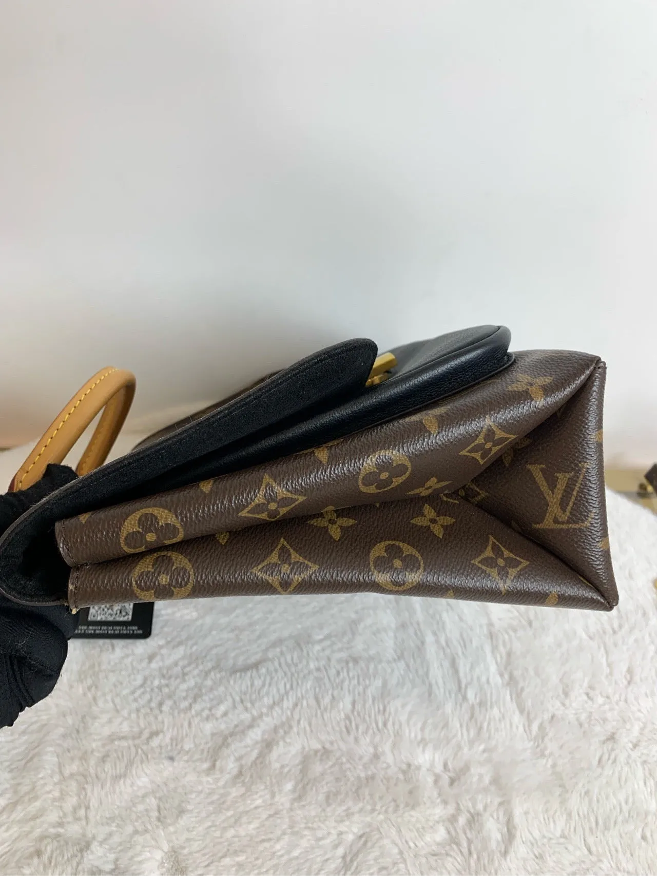 Louis Vuitton LV Lock Bag Monogram Canvas Top Handle Brown Shoulder Bag