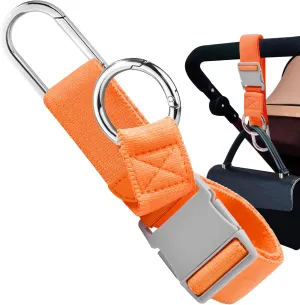 Luggage Straps for Suitcases, Add a Bag Luggage Strap Jacket Gripper Luggage Connector, Adjustable Luggage Hook Baggage Suitcase Belts Travel Accessories for Carry Your Extra Bags, Orange