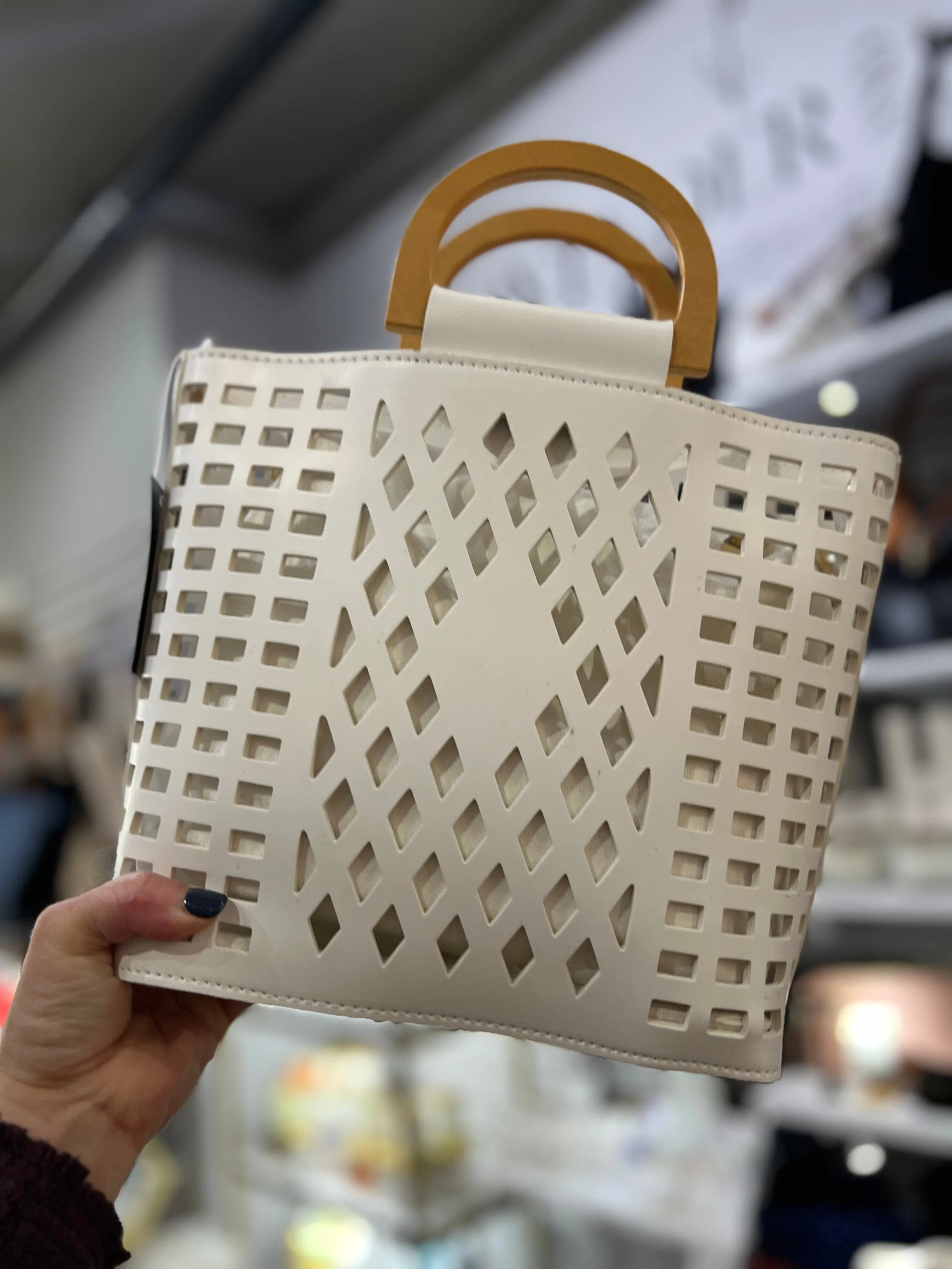 Madison Cut-Out Tote Bag