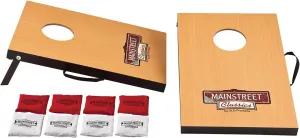Mainstreet Classics Micro Bean Bag Toss: Travel Sized, (16" x 10.5" Boards) Mini Cornhole Game Set