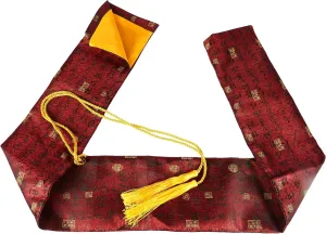 MAKOTO Silk Sword Bag for Japanese Katana, Wakizashi and Chinese Tai Chi Swords