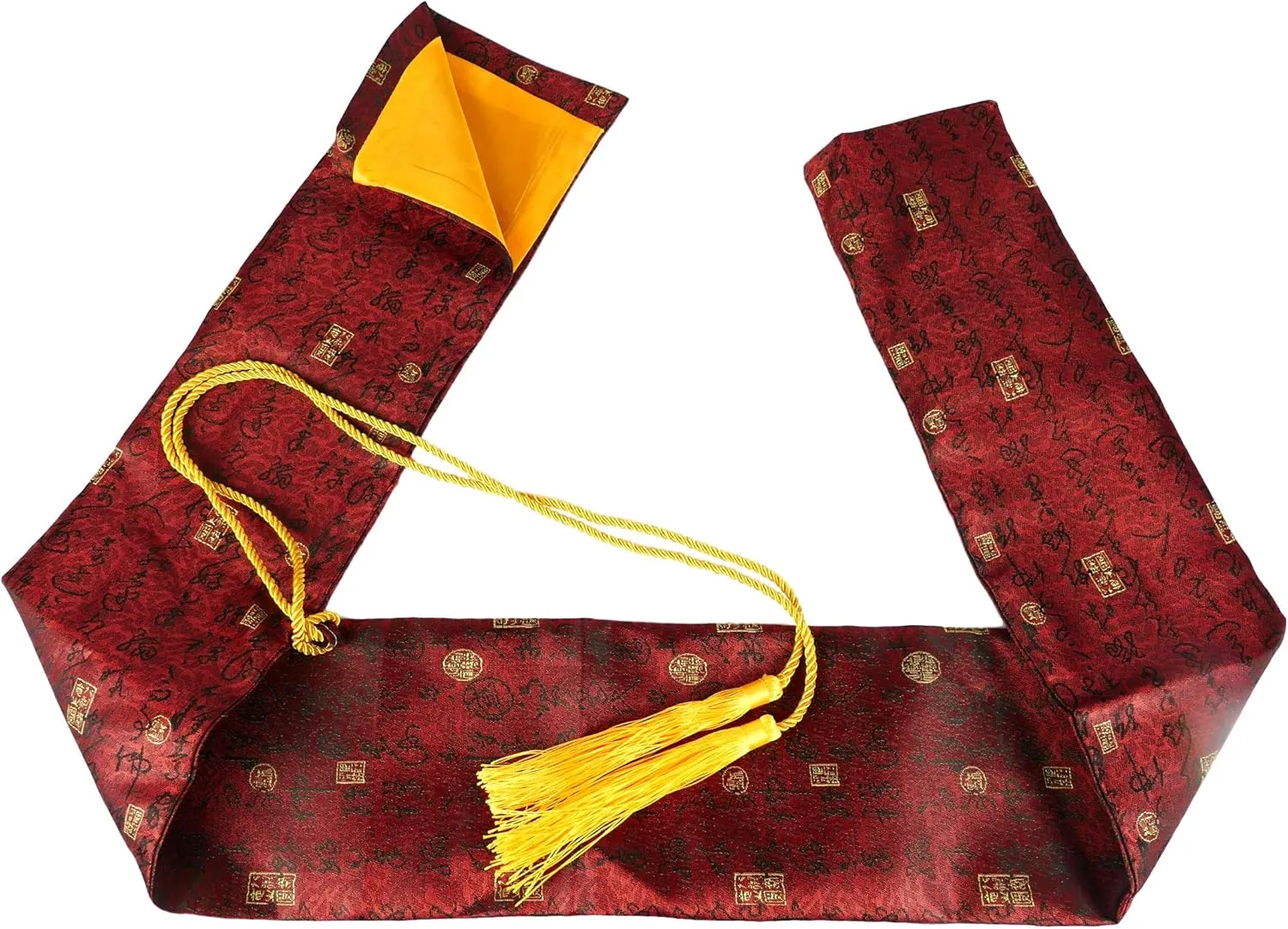 MAKOTO Silk Sword Bag for Japanese Katana, Wakizashi and Chinese Tai Chi Swords