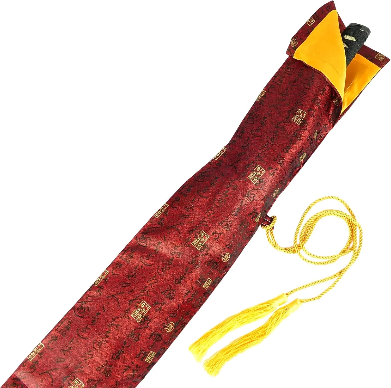 MAKOTO Silk Sword Bag for Japanese Katana, Wakizashi and Chinese Tai Chi Swords
