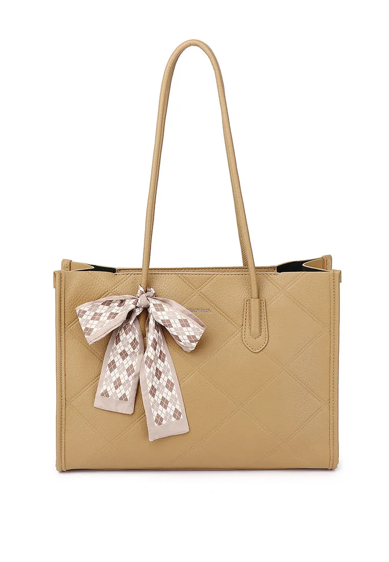 Maria 2 in 1 Large Tote Bag (Khaki)