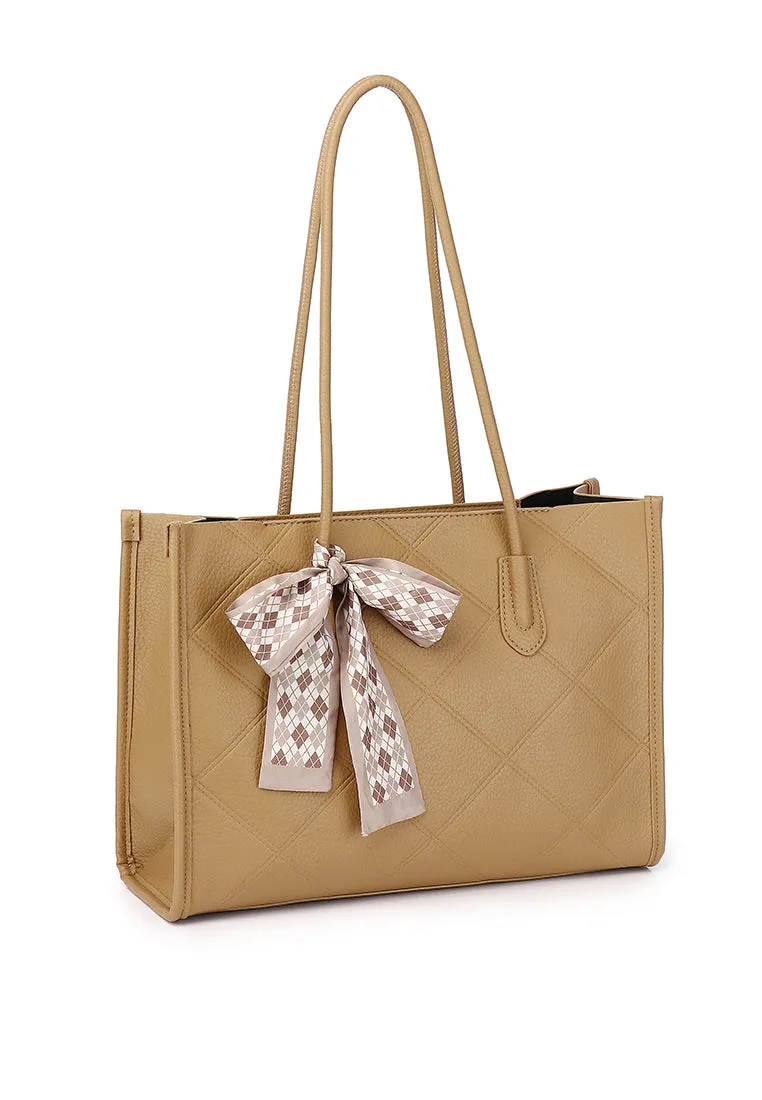 Maria 2 in 1 Large Tote Bag (Khaki)