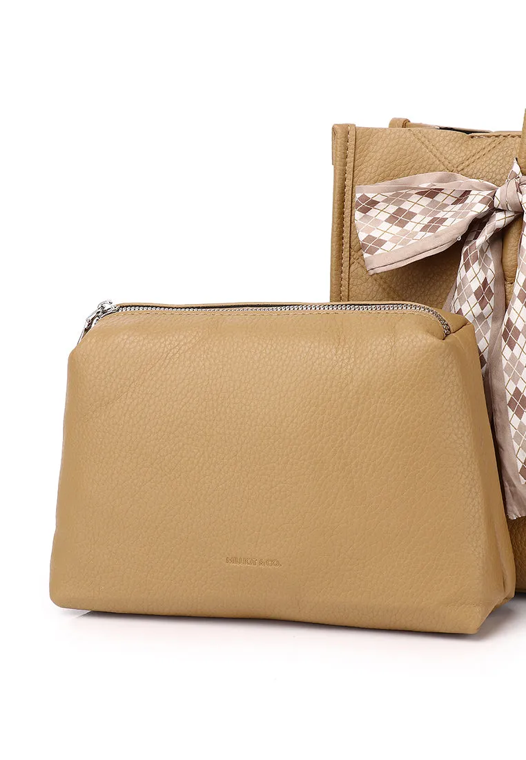 Maria 2 in 1 Large Tote Bag (Khaki)