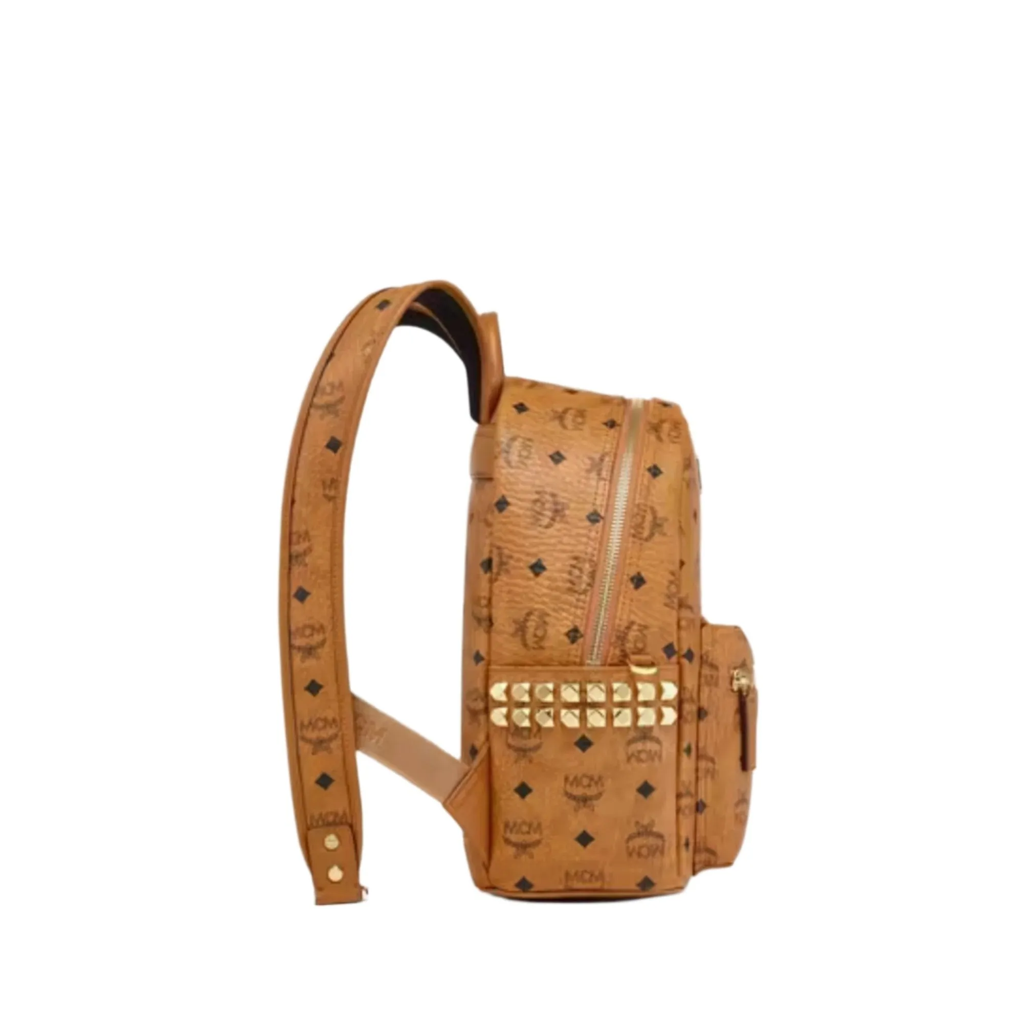 MCM Stark Side Studs Backpack in Visetos
