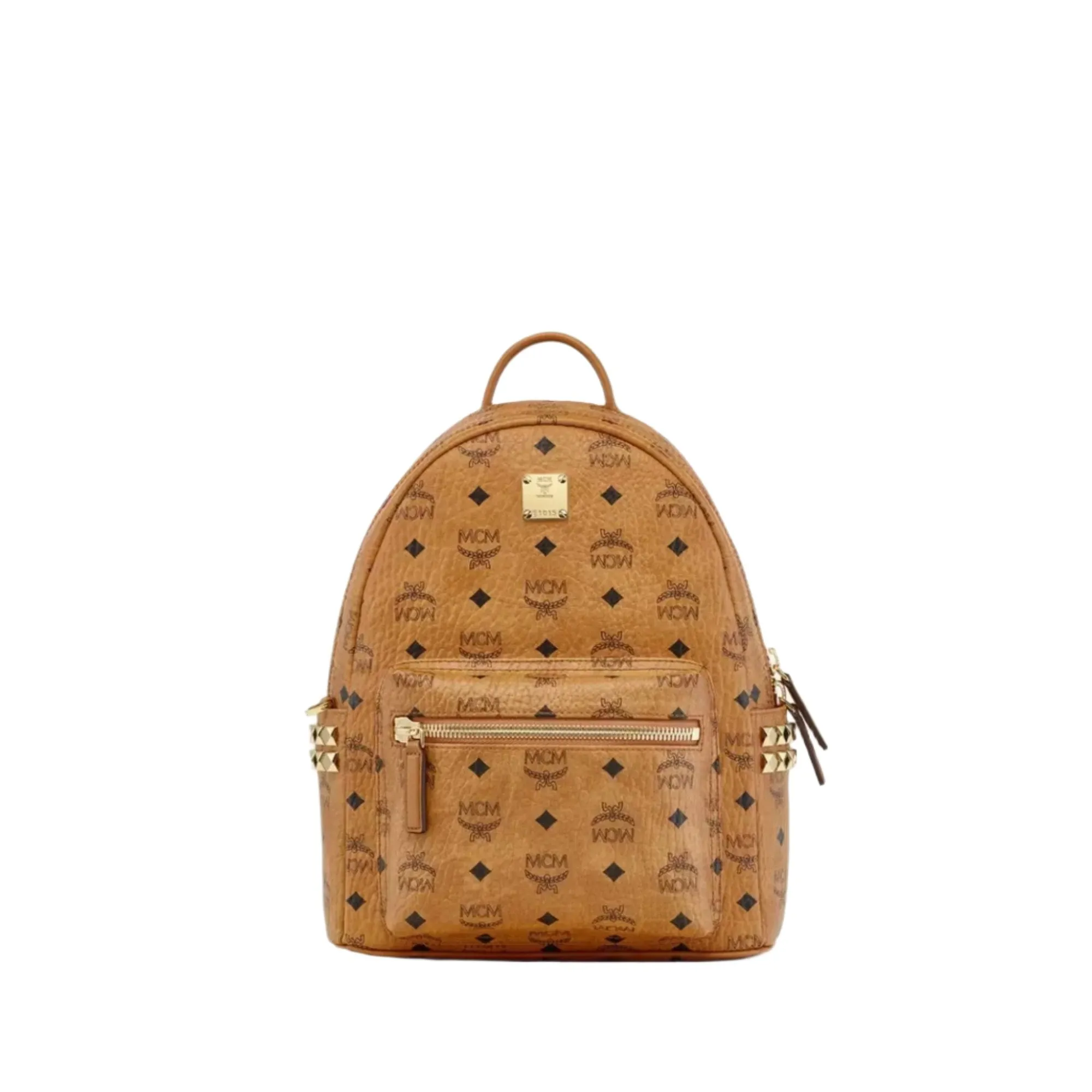 MCM Stark Side Studs Backpack in Visetos