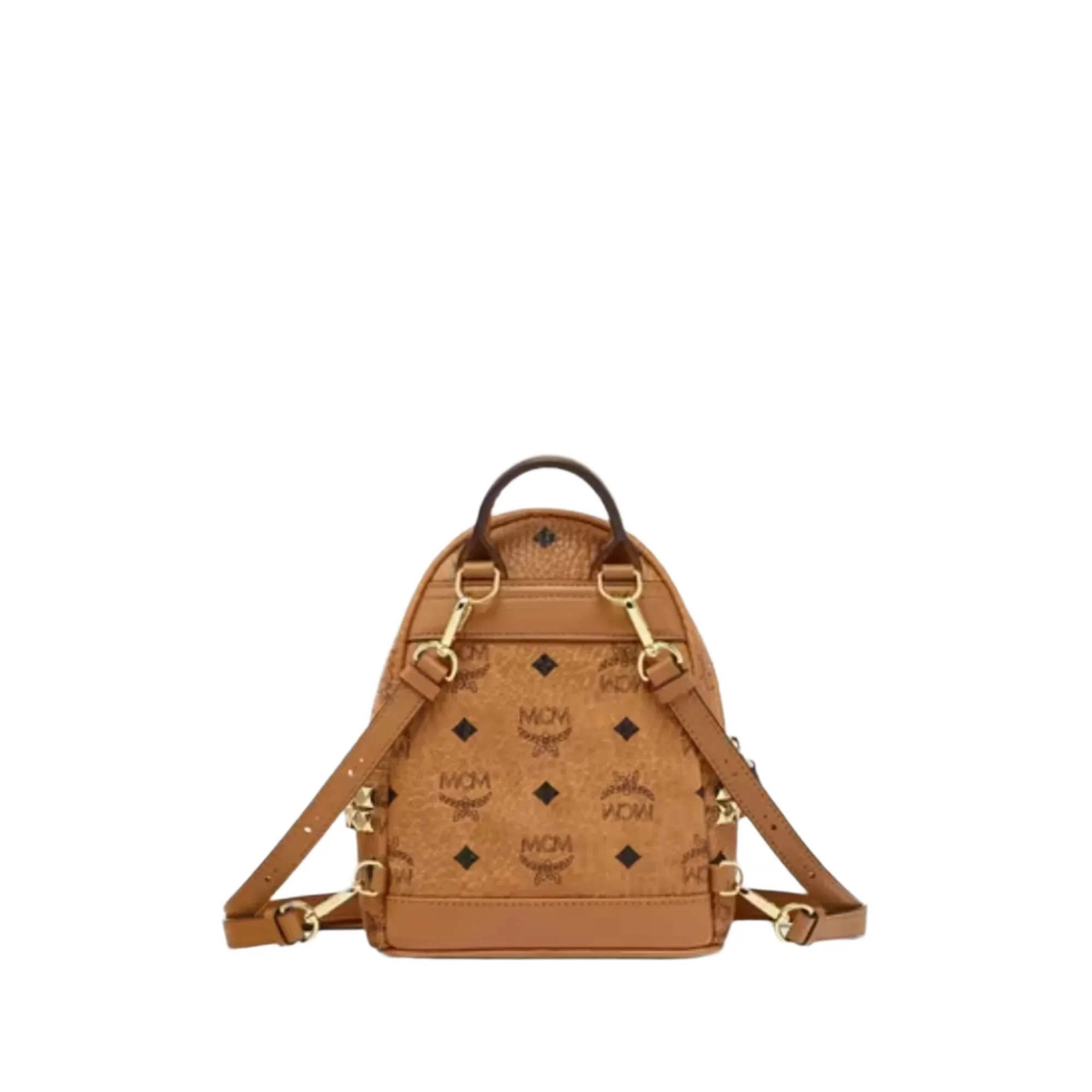 MCM Women's Stark Bebe Boo Side Studs Backpack in Visetos