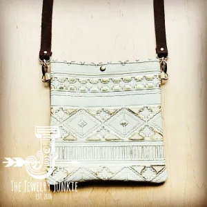 **MEDIUM Crossbody Handbag w/ Gilded Navajo Leather 513k
