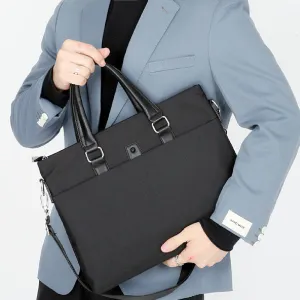 Men's Portable Horizontal Cloth Shoulder Crossbody Trendy Bags