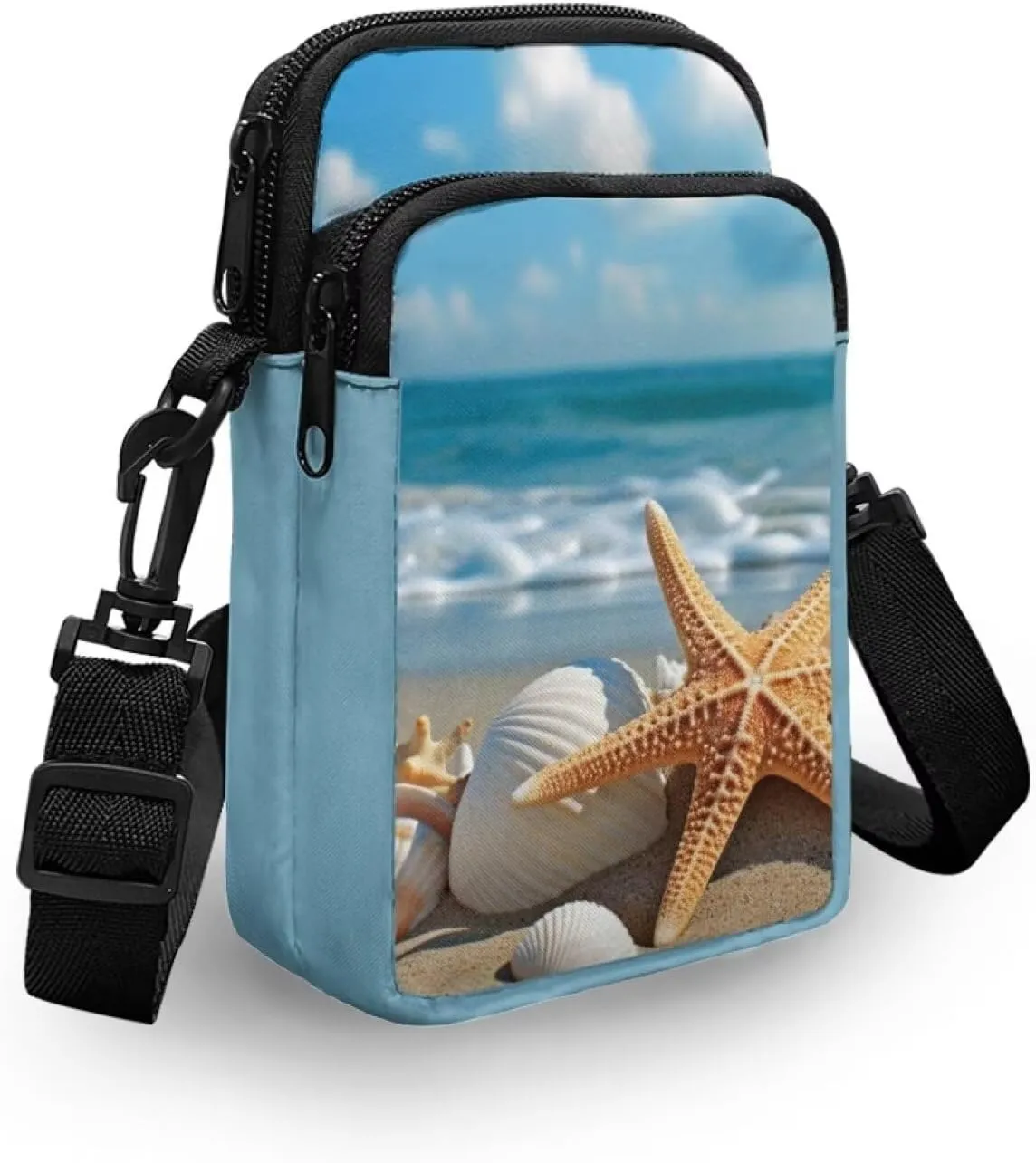 Messenger Bags for Women Portable Crossbody Purses with Double Pockets Cute Phone Purse