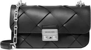 Michael Kors Tribeca Small Woven Convertible Chain Shoulder Bag